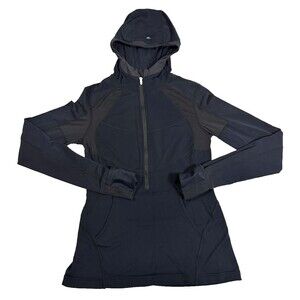 Lululemon Turn Around Rulu Hoodie Women's 4 Half Zip Thumbholes Running